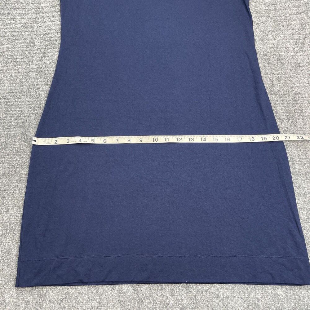 Lilly Pulitzer Sophie Dress Womens Medium Navy Boat Neck Button Accent Stretch - Picture 10 of 12